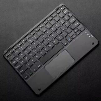 Teclado inalámbrico compatible con Bluetooth con panel táctil