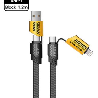 Cable de datos rápido multifuncional 4 en 1